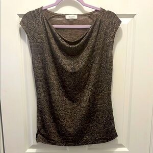 Calvin Klein Snake Print Top